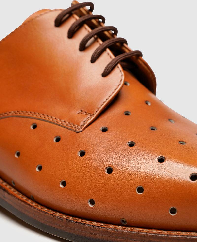 Shoepassion Edle Herrenschuhe mit gelochtem Leder Heinrich Dinkelacker Shoepassion Outlet
