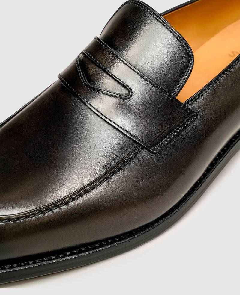 Shoepassion Edler Penny Loafer für Herren mit Handfinish Henry Stevens Shoepassion Hotsell