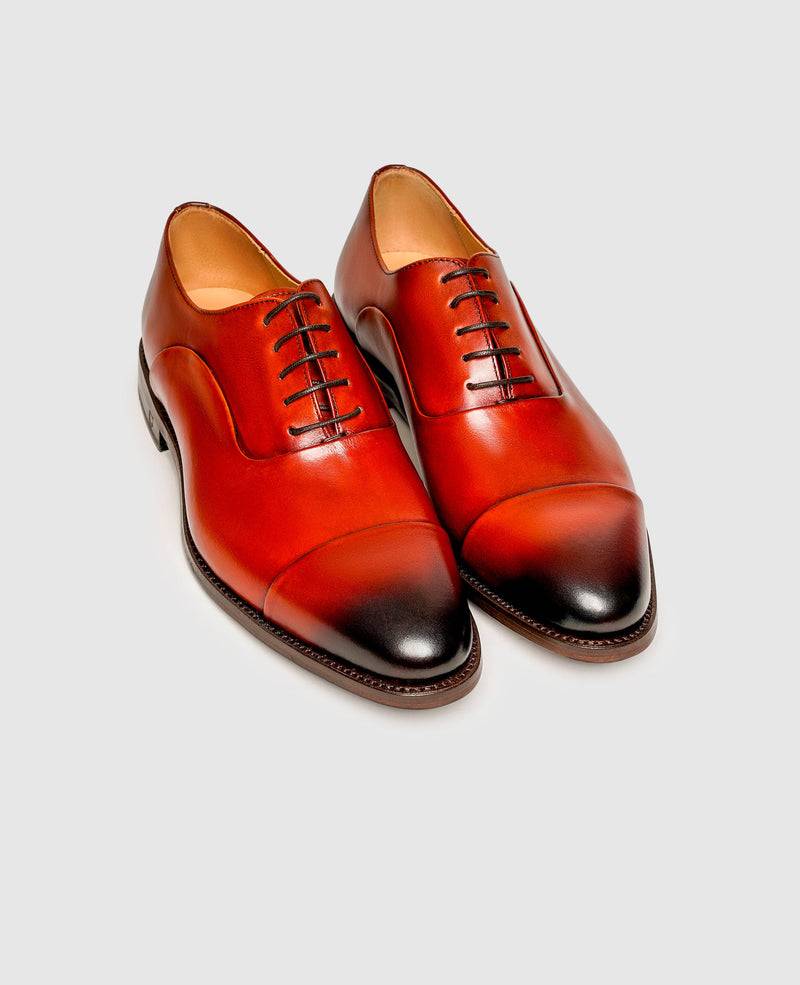 Shoepassion Eleganter Oxford Herrenschuh mit Handfinish Henry Stevens Shoepassion im Angebot