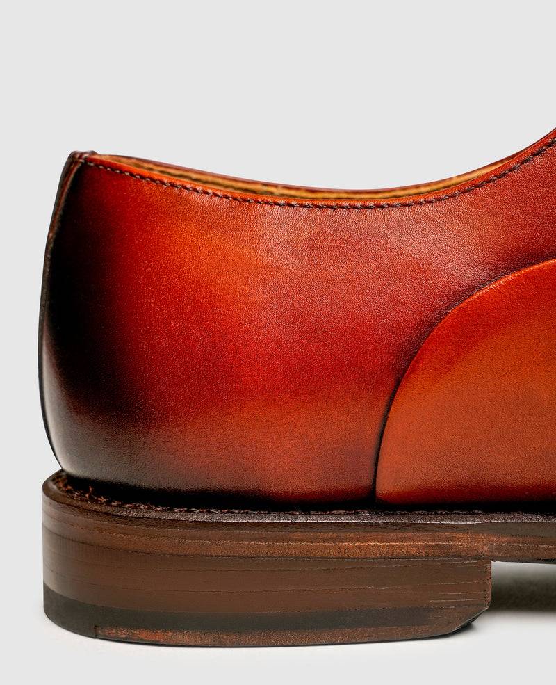 Shoepassion Eleganter Oxford Herrenschuh mit Handfinish Henry Stevens Shoepassion im Angebot