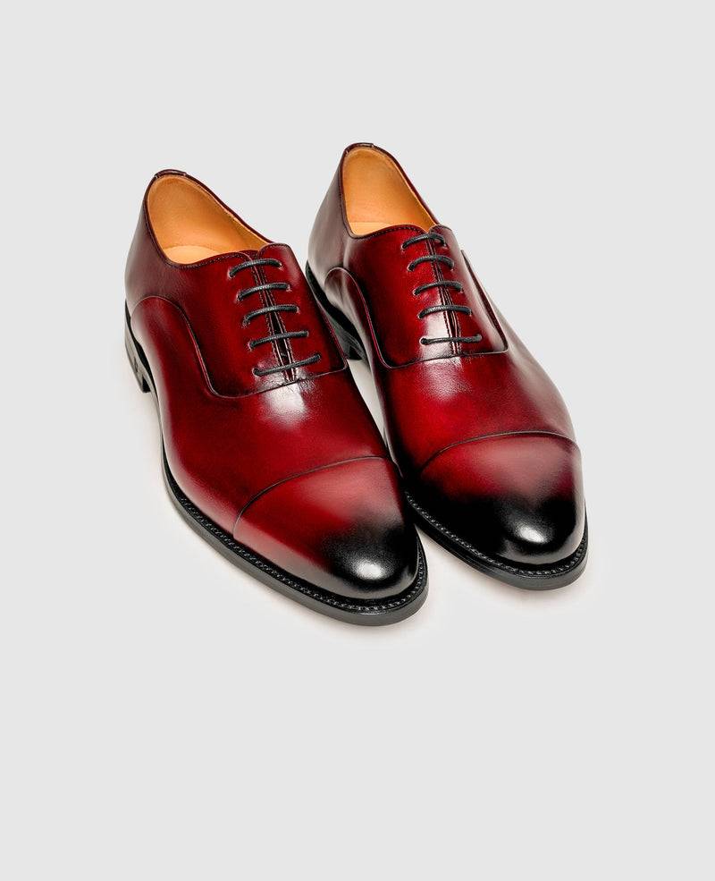 Shoepassion Eleganter Oxford Herrenschuh mit Handfinish Henry Stevens Shoepassion Schlussverkauf