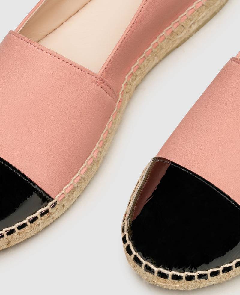 Shoepassion Damen-Espadrilles aus Nubuk und Lackleder Henry Stevens Shoepassion Große Rabatte