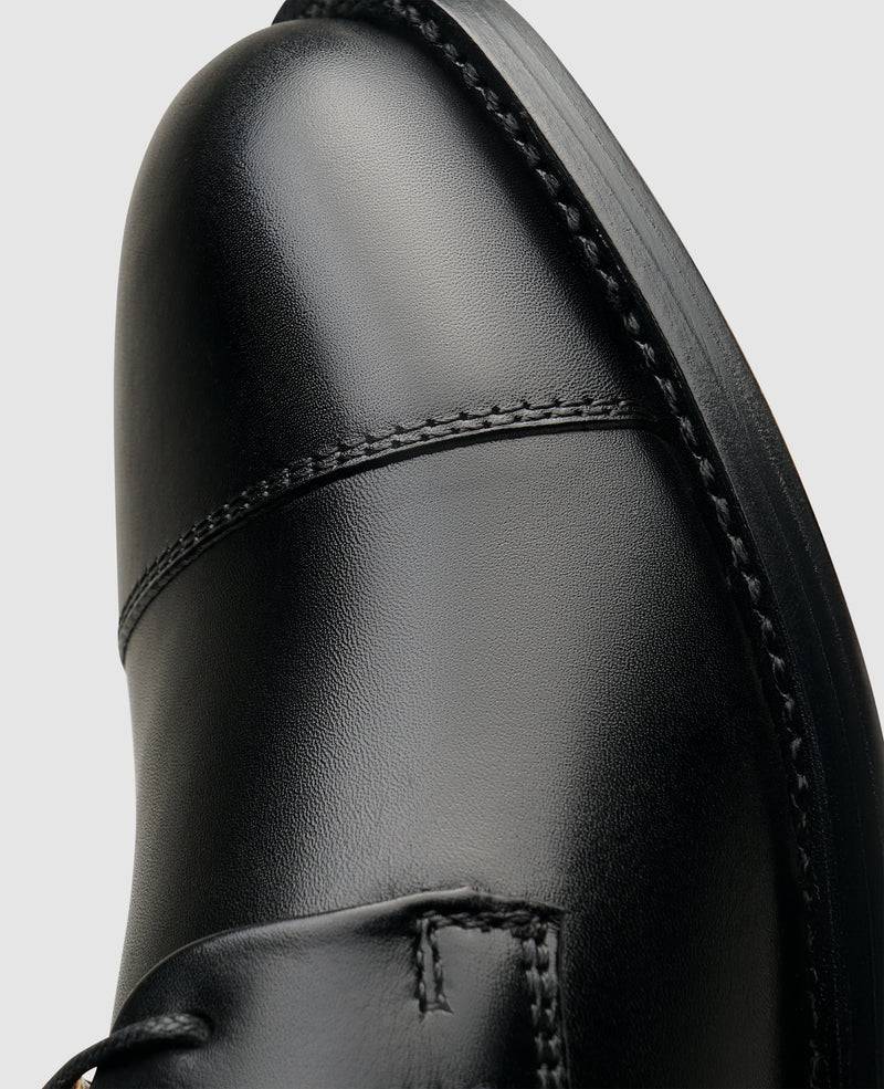 Shoepassion Rahmengenähter Captoe Derby Damenschuh aus Leder Henry Stevens Shoepassion Riesige Ersparnisse