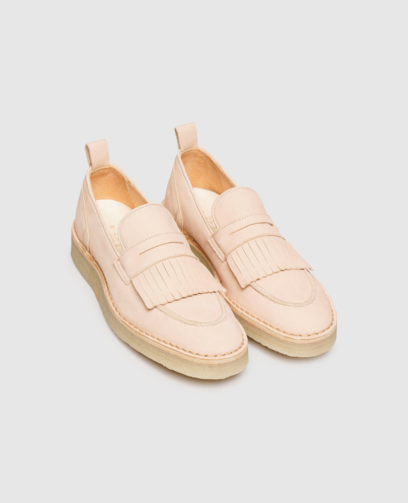 Shoepassion Leichte Damen Fringe Loafer mit Kreppsohle Henry Stevens Shoepassion Letzte 3 Tage