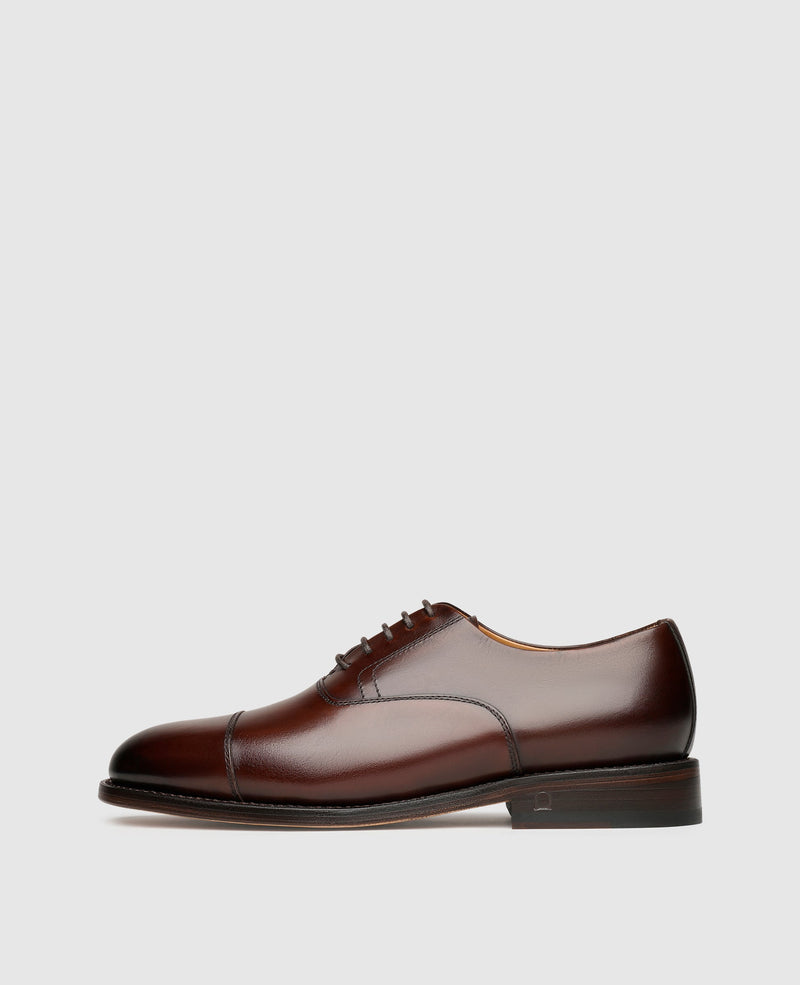 Shoepassion Handgefertigter Captoe Oxford Damen-Lederschuh Henry Stevens Shoepassion