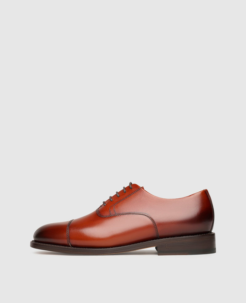 Shoepassion Handgefertigter Captoe Oxford Damen-Lederschuh Henry Stevens Shoepassion