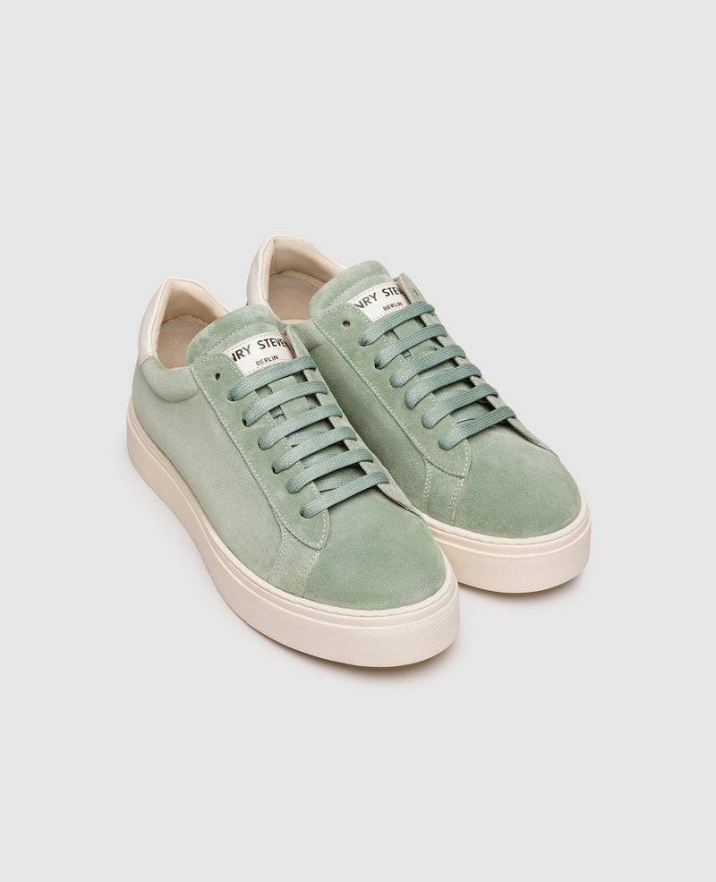 Shoepassion Moderner Damen-Sneaker aus Velours Henry Stevens Shoepassion Nur für heute