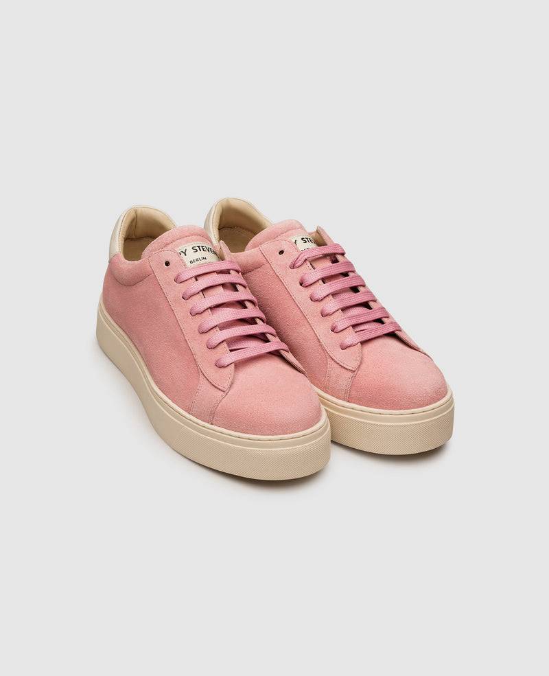 Shoepassion Moderner Damen-Sneaker aus Velours Henry Stevens Shoepassion Sonderangebot der Fabrik