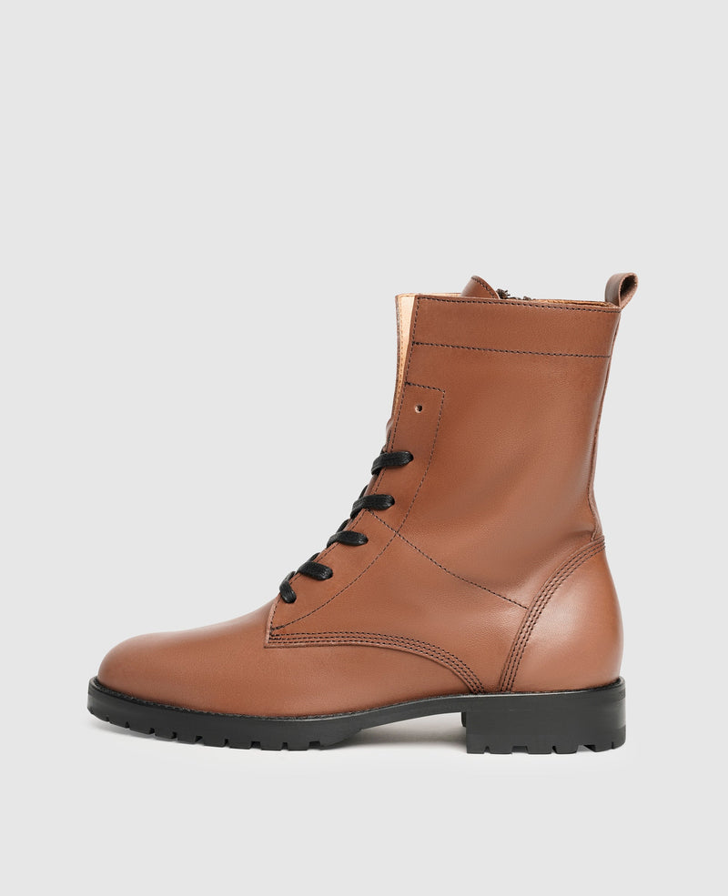 Shoepassion Schnürstiefel aus Glattleder für Damen Henry Stevens Shoepassion
