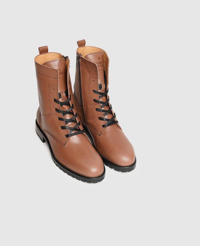 Shoepassion Schnürstiefel aus Glattleder für Damen Henry Stevens Shoepassion Clearance-Verkauf