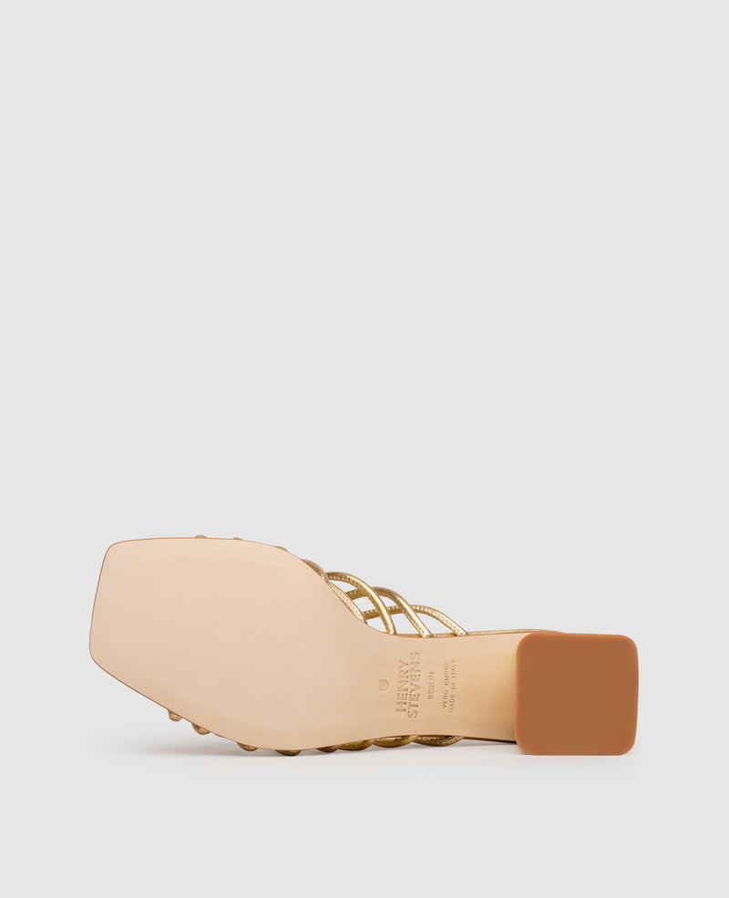 Shoepassion Karree-Sandale mit Riemchen für Damen Henry Stevens Shoepassion Speichern exportieren
