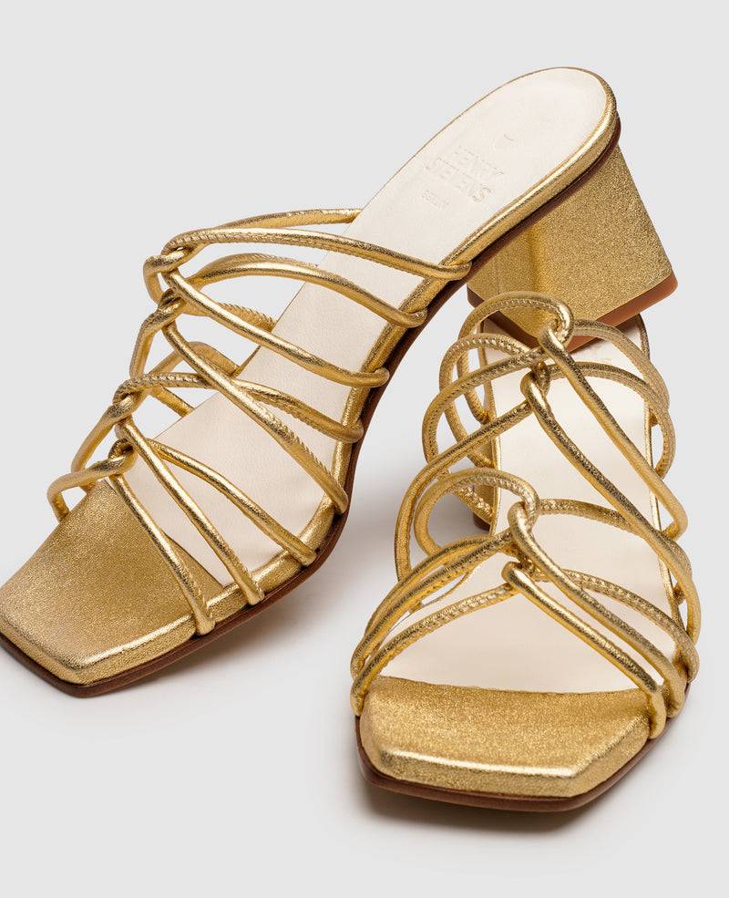 Shoepassion Karree-Sandale mit Riemchen für Damen Henry Stevens Shoepassion Speichern exportieren