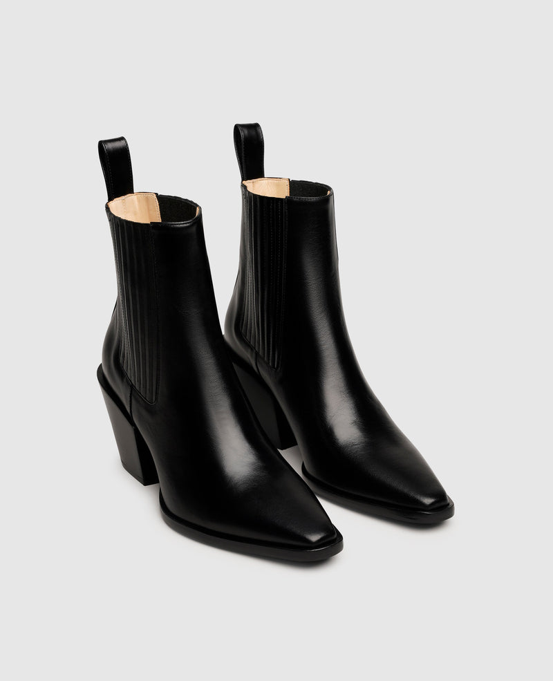 Shoepassion Western Stiefelette für Damen aus Kalbsleder| Henry Stevens Shoepassion Begrenztes Angebot