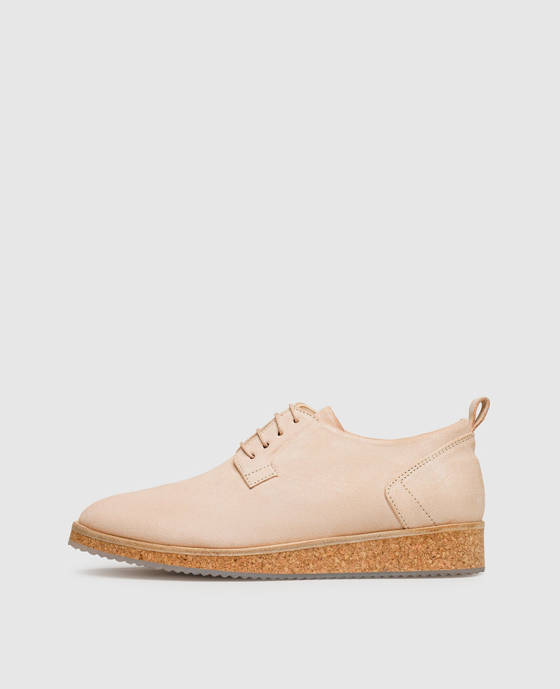 Shoepassion Modische Damen-Schnürschuhe mit Korksohle Henry Stevens Shoepassion