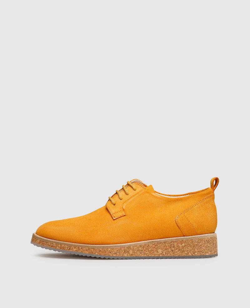 Shoepassion Modische Damen-Schnürschuhe mit Korksohle Henry Stevens Shoepassion