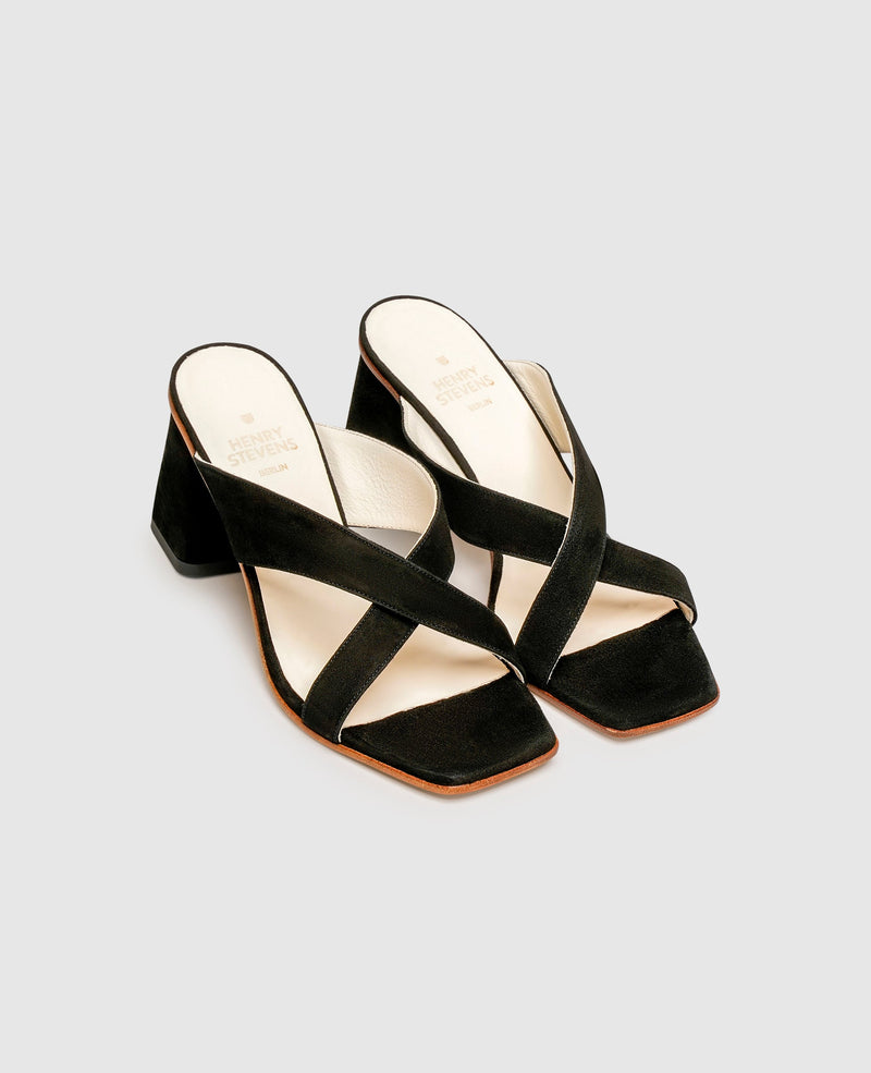 Shoepassion Elegante Damen-Pantolette mit Blockabsatz Henry Stevens Shoepassion Sonderangebote