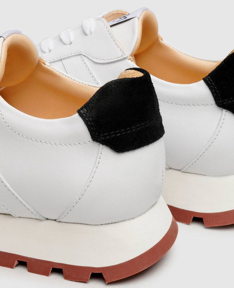 Shoepassion Modische Damen-Sneaker mit Material-Mix N91 bei SHOEPASSION Shoepassion Tiefpreis
