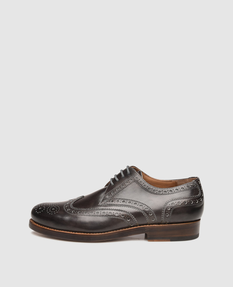 Shoepassion Heinrich Dinkelacker | Einzigartiger Full-Brogue Derby aus Toscana Calf Shoepassion