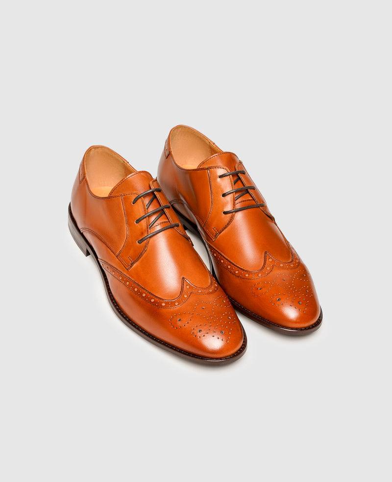 Shoepassion Full-Brogue Derby mit Leder-Gummisohle Henry Stevens Shoepassion Limitierter Zeitrabatt
