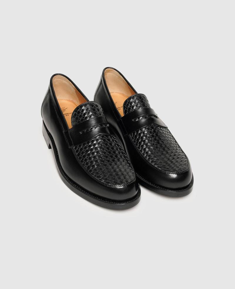 Shoepassion Men's Loafer with Woven Leather by Heinrich Dinkelacker Shoepassion Sonderangebot