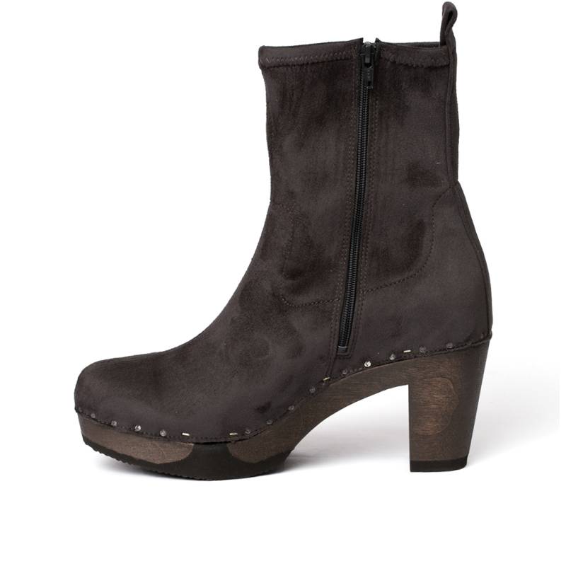 Softclox FABIA vegan Velourseffekt grau (dunkel) Kostenloser Versand