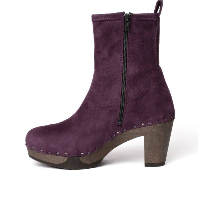 Softclox FABIA vegan Velourseffekt viola (dunkel) Fabrik Onlineshop