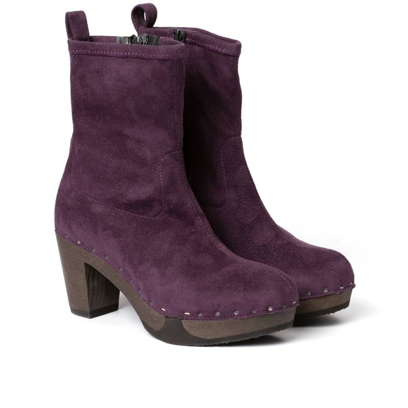 Softclox FABIA vegan Velourseffekt viola (dunkel) Fabrik Onlineshop