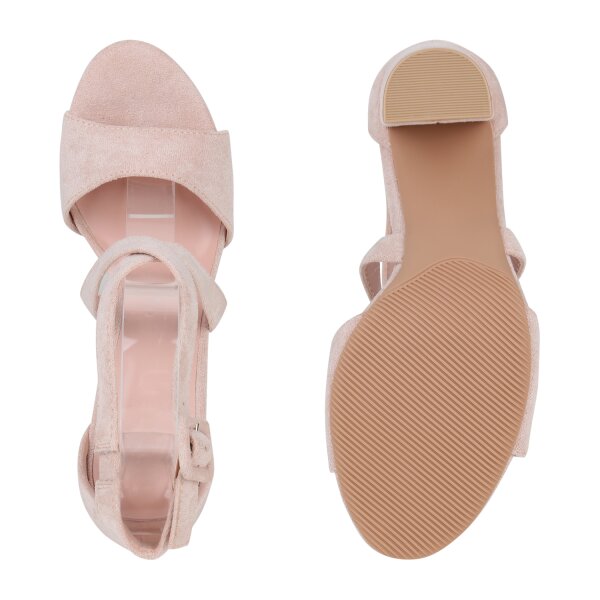 Stiefelparadies Damen High Heels in Rosa Hotsell