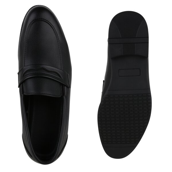 Stiefelparadies Herren Klassische Slippers in Schwarz Zeitbegrenzte Promotion