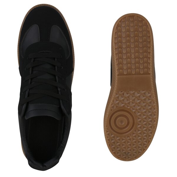 Stiefelparadies Herren Sneaker Low in Schwarz Rabatte dieses Monats
