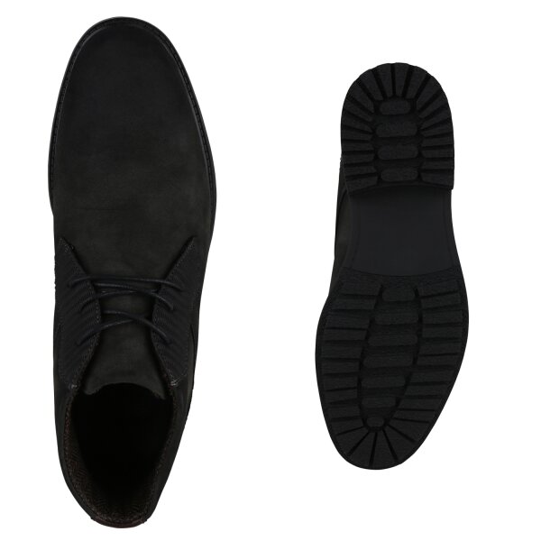 Stiefelparadies Herren Klassische Halbschuhe in Schwarz Meist gekauft