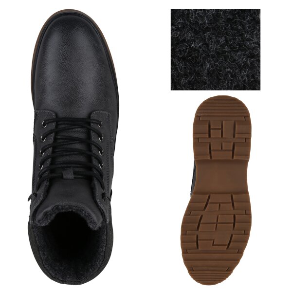 Stiefelparadies Herren Winter Boots in Grau Blitzverkäufe