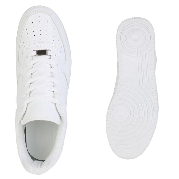 Stiefelparadies Herren Sneaker Low in Weiss Preisnachlass