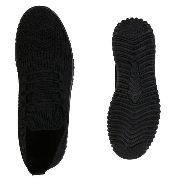 Stiefelparadies Herren Laufschuhe in Schwarz Cyber Monday