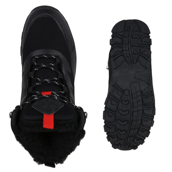 Stiefelparadies Herren Outdoor Schuhe in Schwarz Valentinstagsangebot