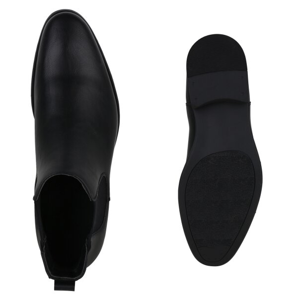 Stiefelparadies Herren Chelsea Boots in Schwarz Online Outlet