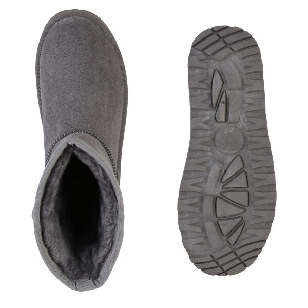 Stiefelparadies Damen Winter Boots in Grau Fabrik Onlineshop