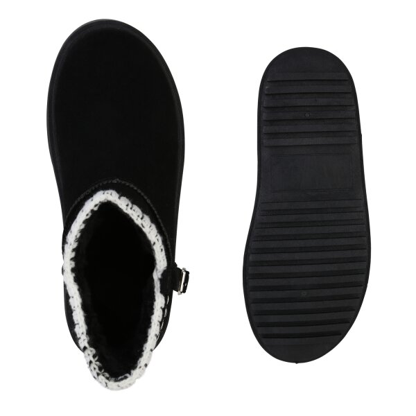 Stiefelparadies Damen Winter Boots in Schwarz Rabatt