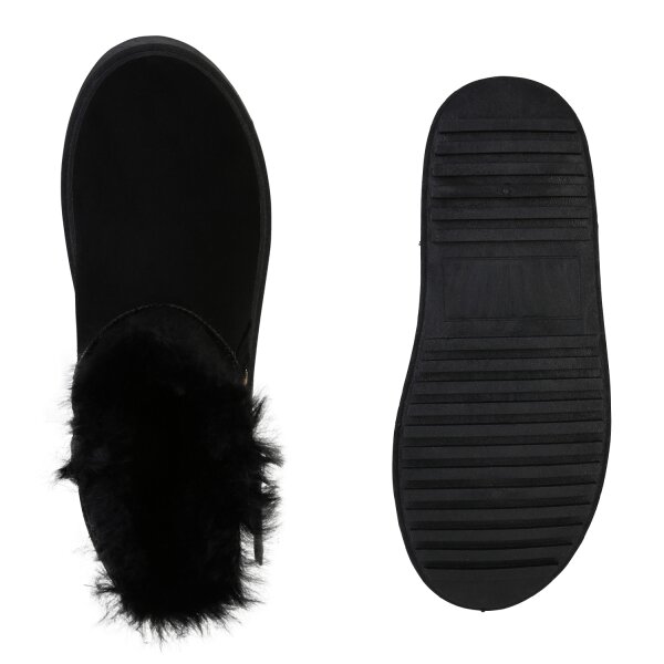 Stiefelparadies Damen Winter Boots in Schwarz Günstig kaufen