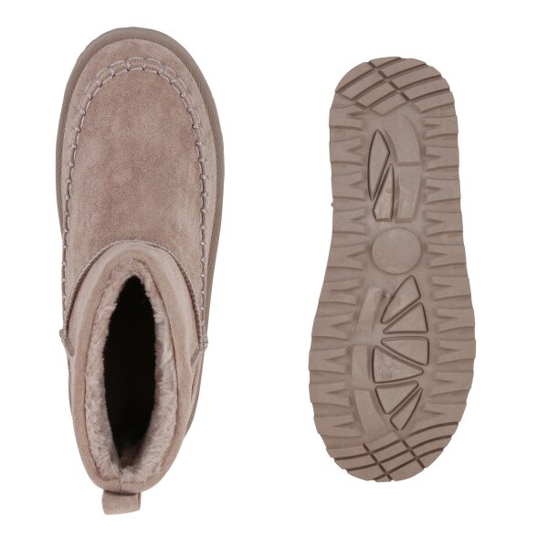 Stiefelparadies Damen Winter Boots in Schlamm Super Sparpreis