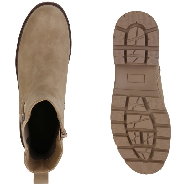 Stiefelparadies Damen Klassische Stiefeletten in Khaki Angebote
