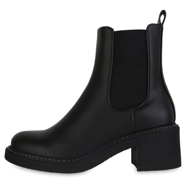 Stiefelparadies Damen Klassische Stiefeletten in Braun Osterangebot