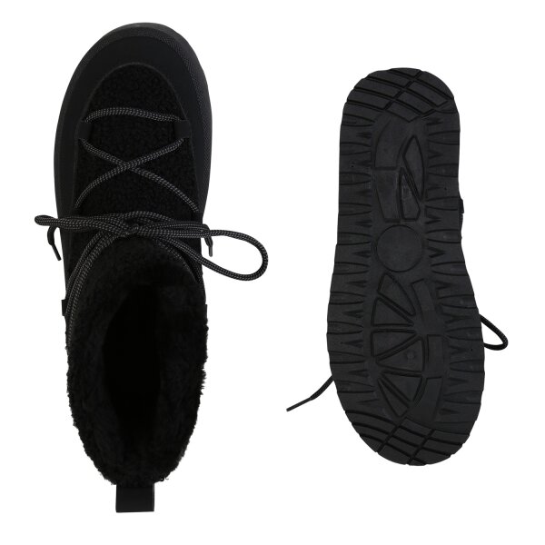 Stiefelparadies Damen Winter Boots in Schwarz Super Sparpreis