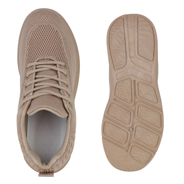 Stiefelparadies Damen Laufschuhe in Khaki Valentinstagsangebot