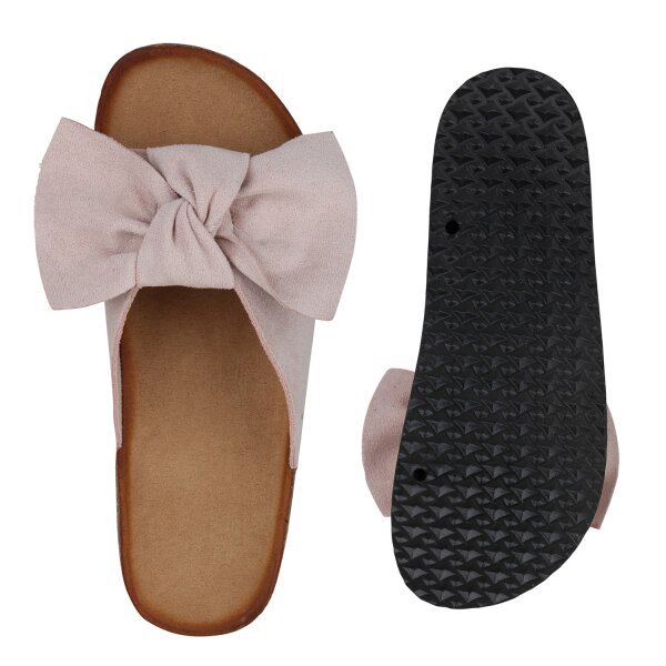 Stiefelparadies Damen Pantoletten in Rosa Wochenangebot