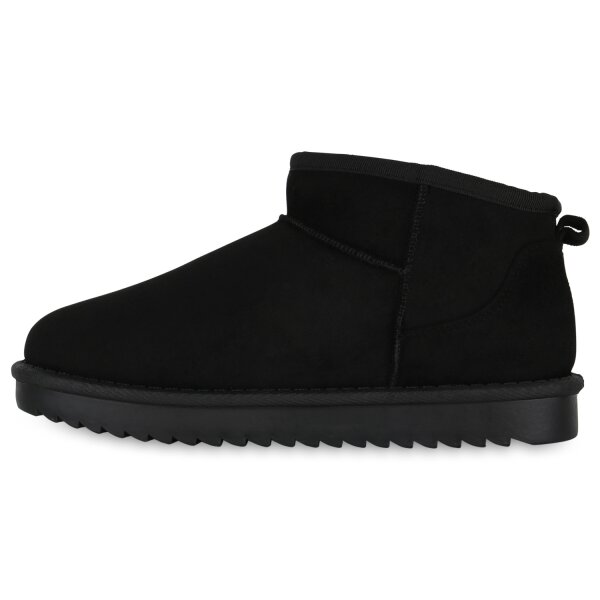 Stiefelparadies Damen Winter Boots in Schwarz Black Friday Preise
