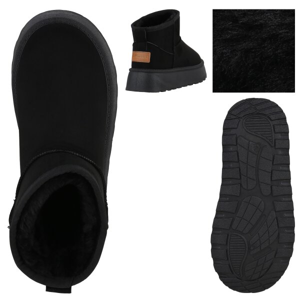 Stiefelparadies Damen Winter Boots in Schwarz Online