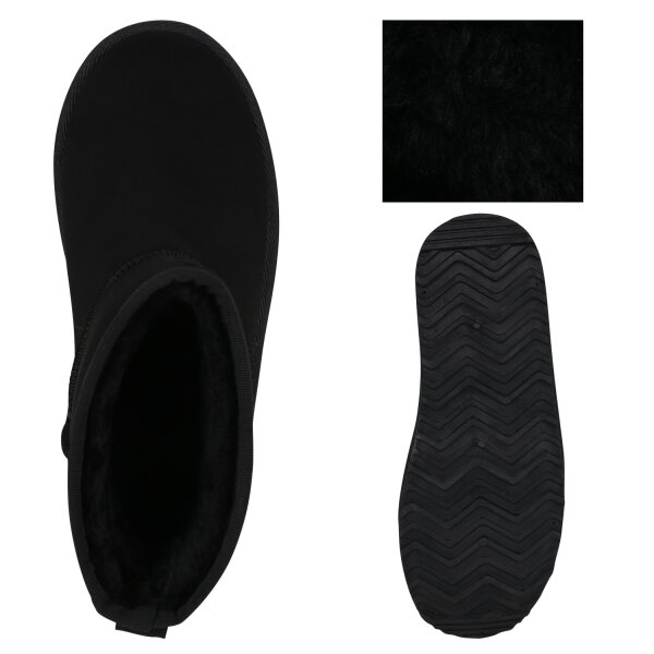 Stiefelparadies Damen Winter Boots in Schwarz Online Outlet