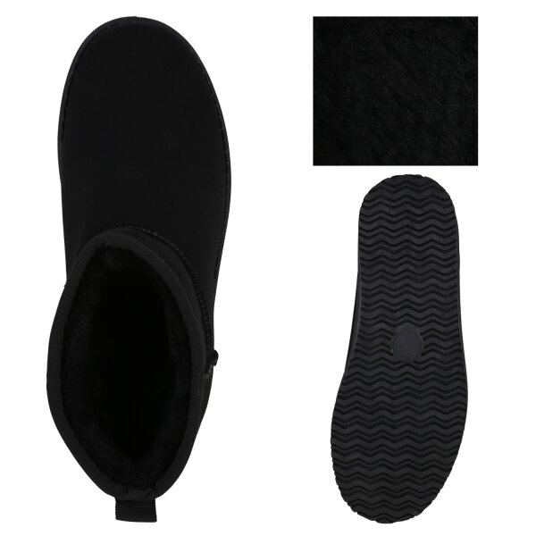 Stiefelparadies Damen Winter Boots in Schwarz Exklusivangebot