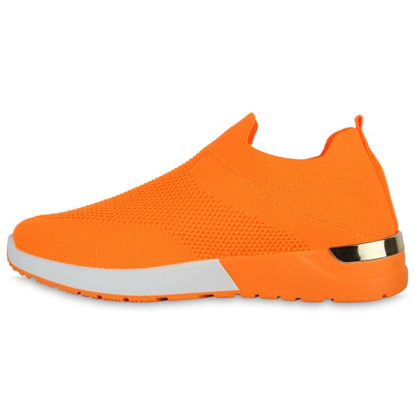 Stiefelparadies Damen Slip Ons in Hellgrau Letzte 3 Tage